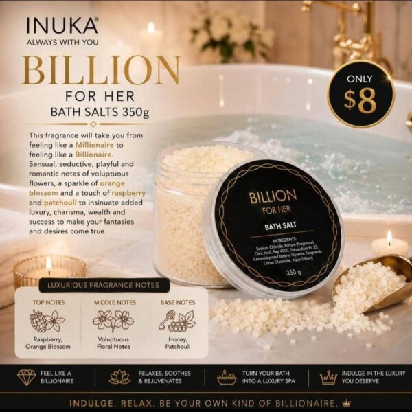 Billion For Her Bath Salts 350g