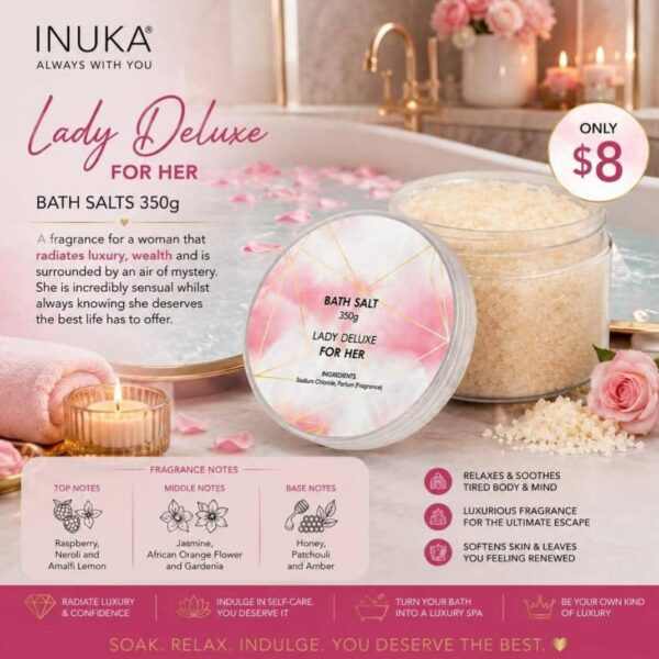 Lady Deluxe For Her Bath Salts 350g