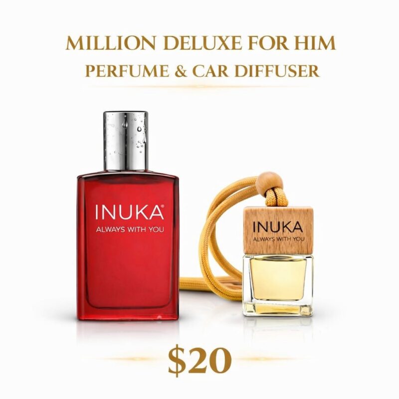 Million Deluxe For Him Perfume & Car Diffuser