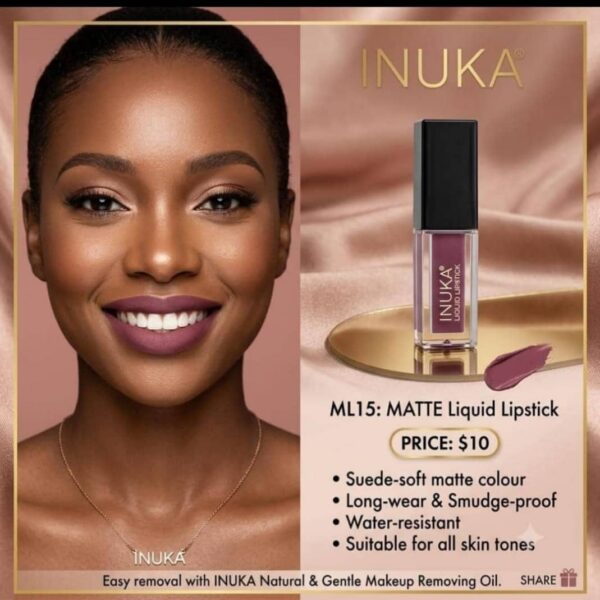 ML15 Matte Liquid Lipstick – model