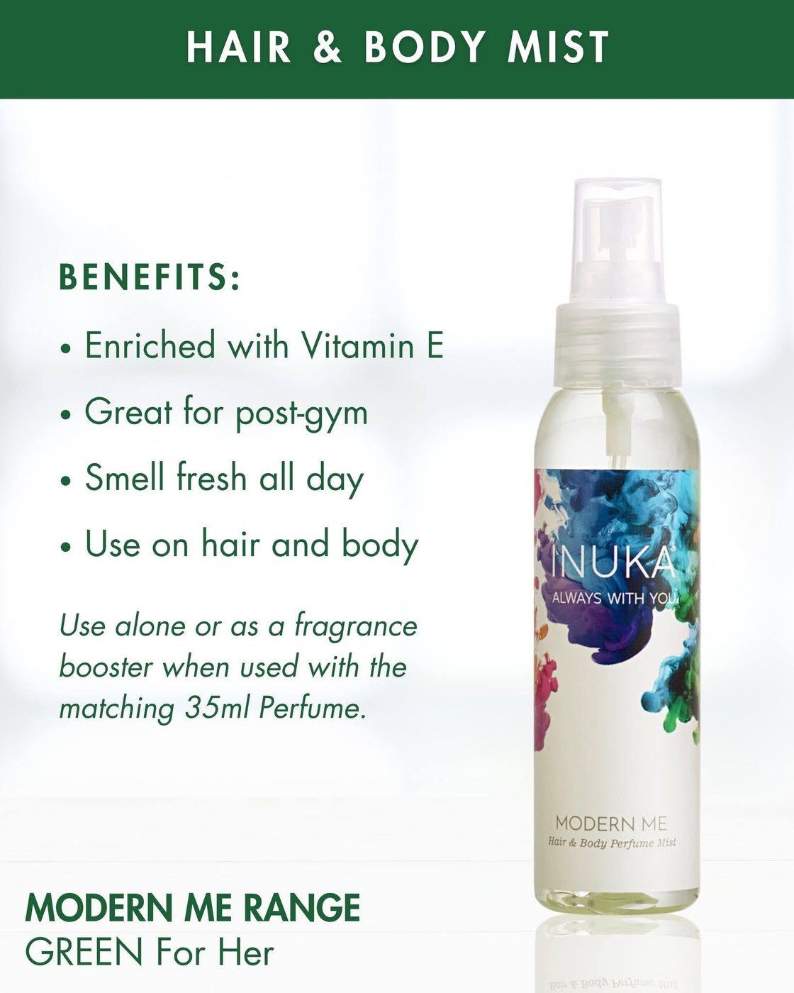 Modern Me Hair & Body Mist – Green