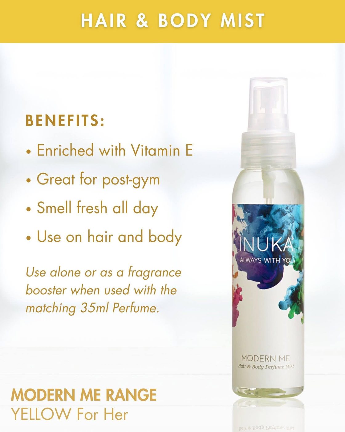 Modern Me Hair & Body Mist – Yellow